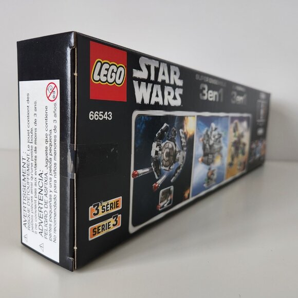 NIB LEGO 66543 3in1 Star Wars SuperPack Microfighters 3 Minifigs 268pcs RETIRED - Picture 9 of 12